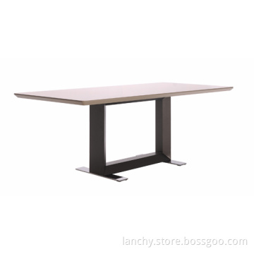Wooden Dining Table with High Gloss (DT-U180)